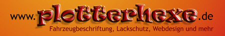 Werbebanner Plotterhexe